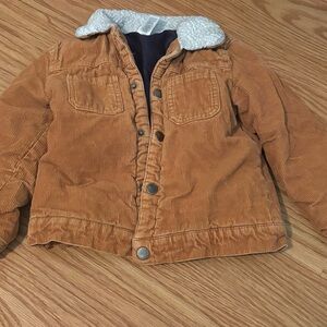 Kids Tan Corduroy Jacket